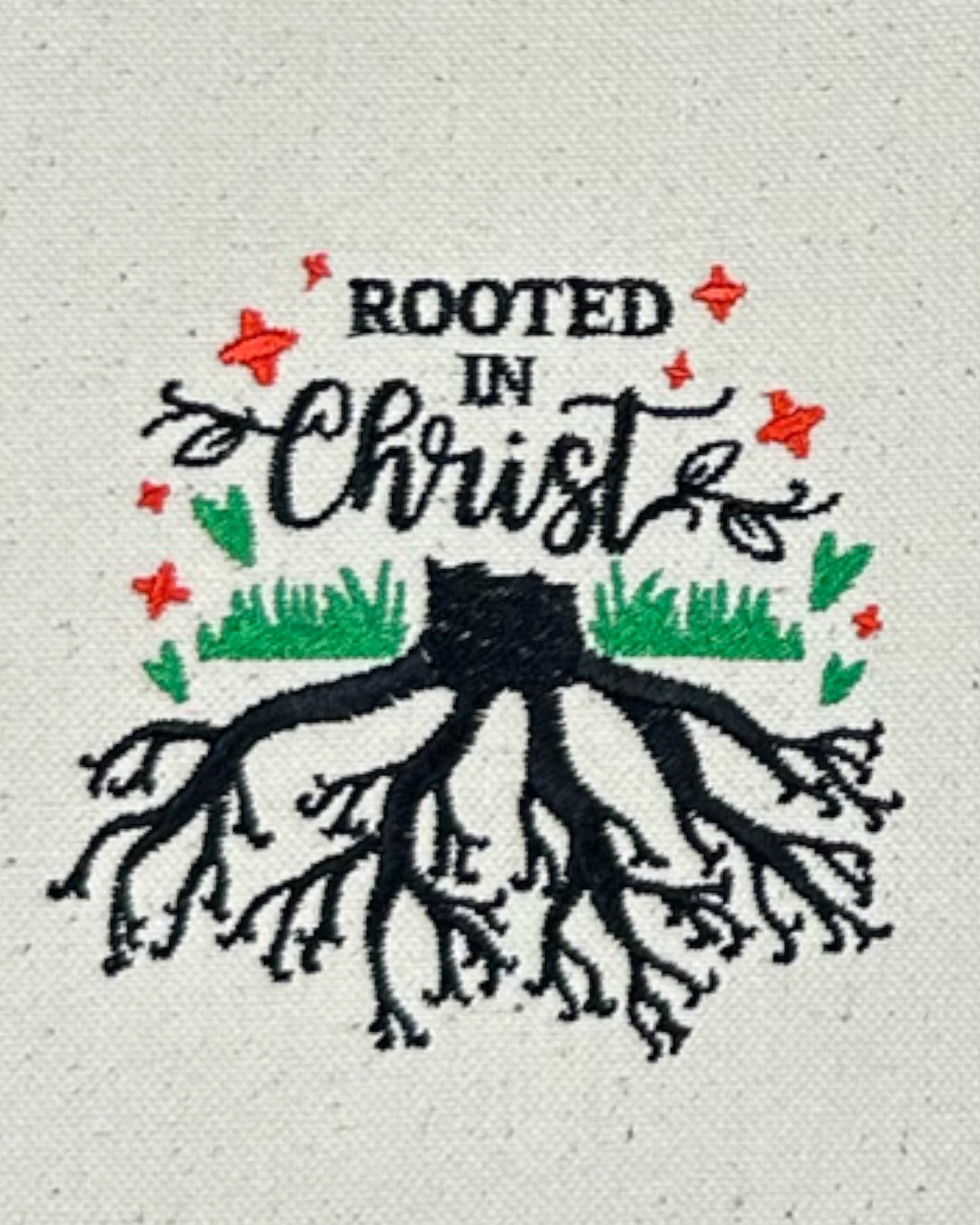 Rooted in Christ... Tote Bag