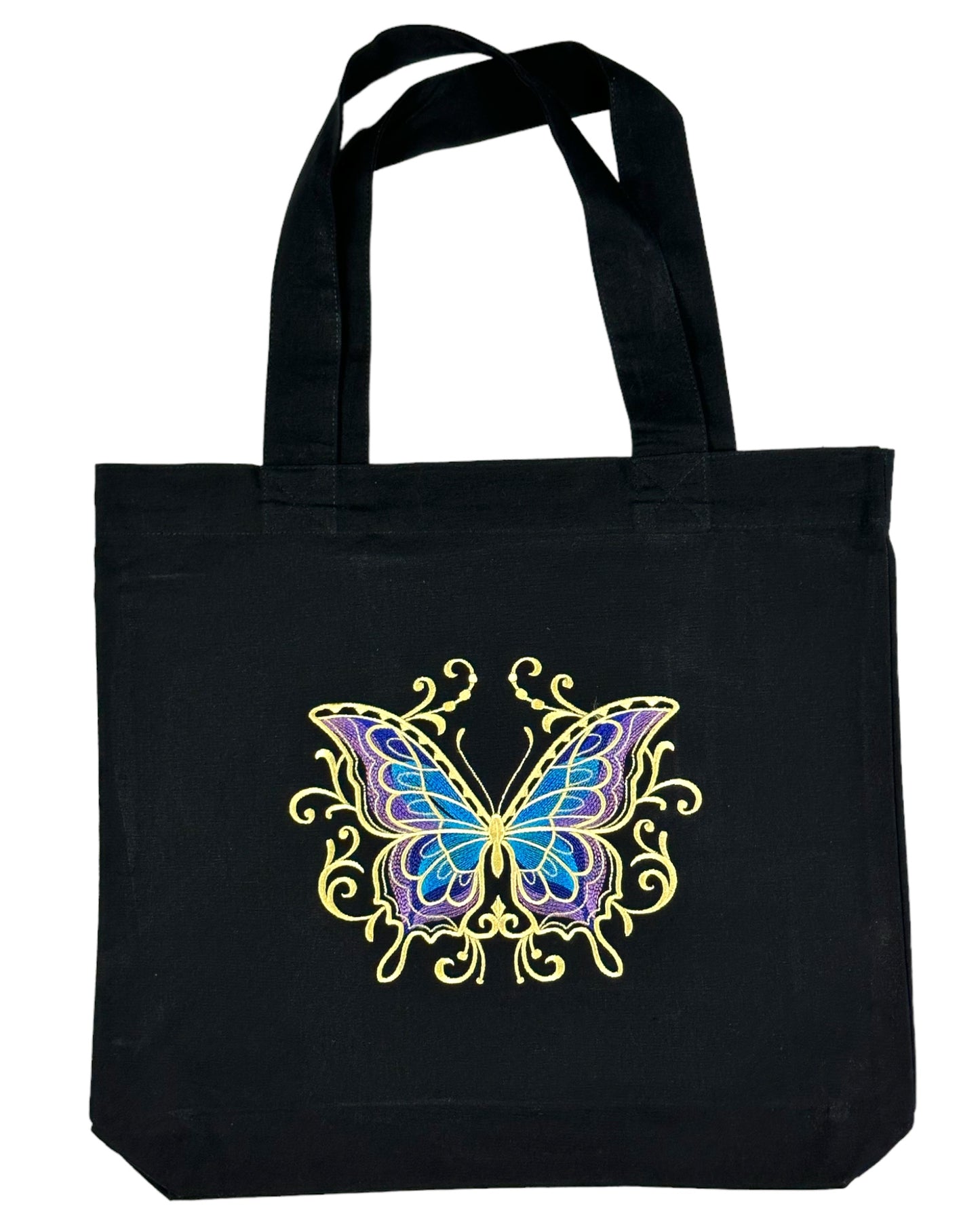 Gilded Butterfly Tote Bag