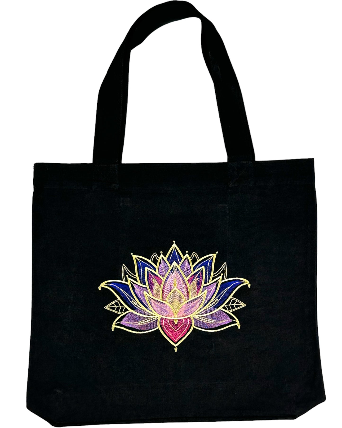 Gilded Lotus Tote Bag