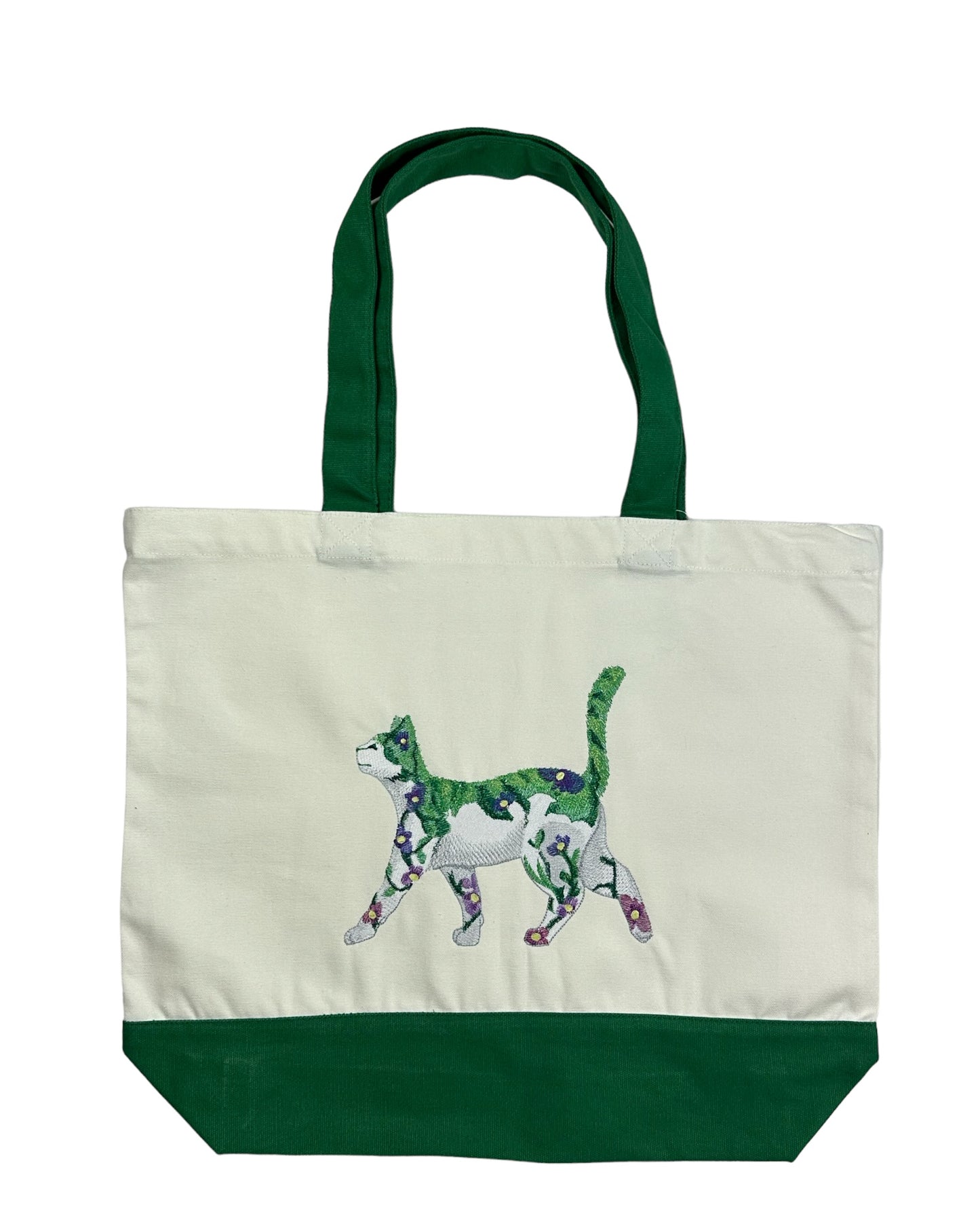 Botanical Cat Tote Bag