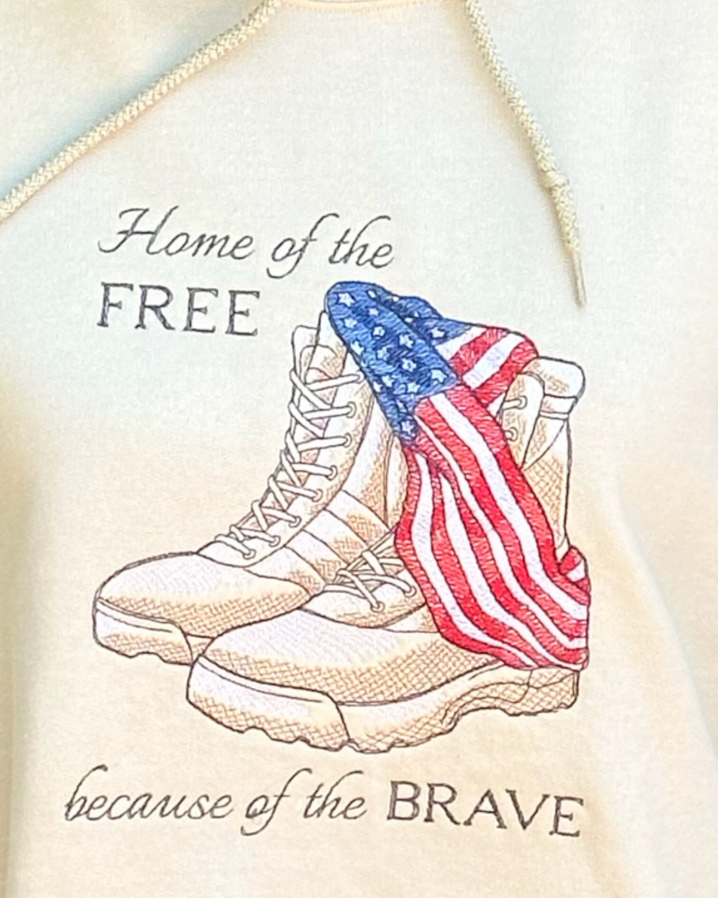 "Home of the Free Because of the Brave" Hoodie