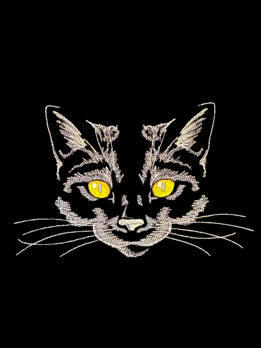 Black cat t-shirt