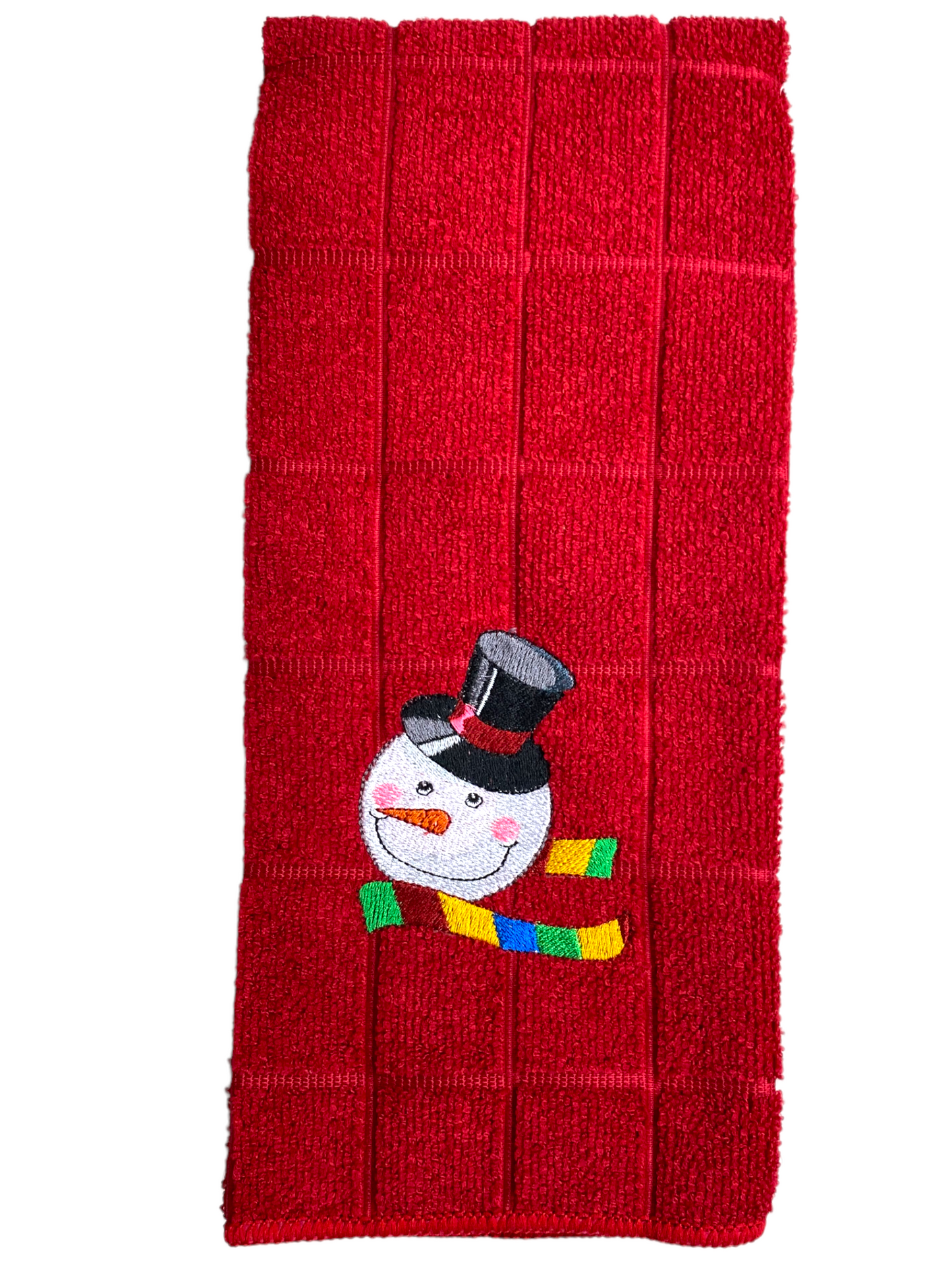 Snowman dishcloth