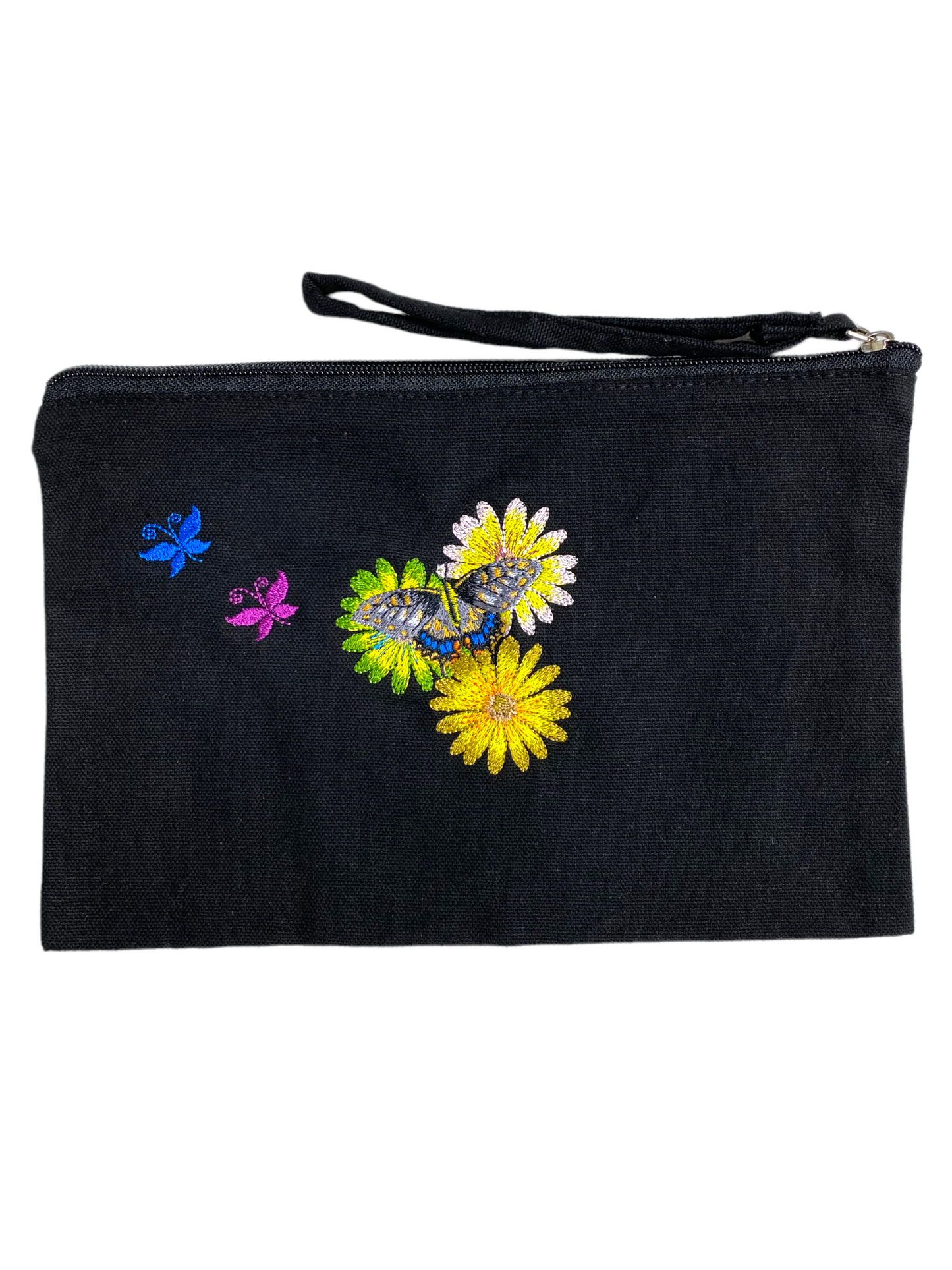 Butterflies and daisies bag with strap