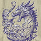 Fire Breathing Dragon Tote Bag