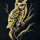 Night Glimmer Owl Tote Bag