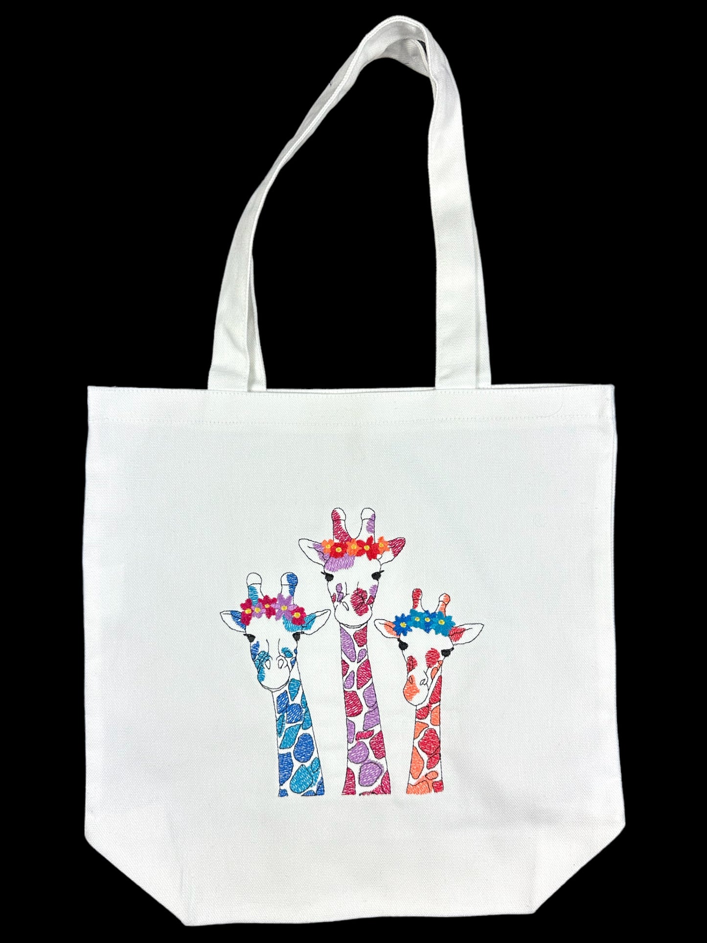 Animated Giraffe Tote Bag