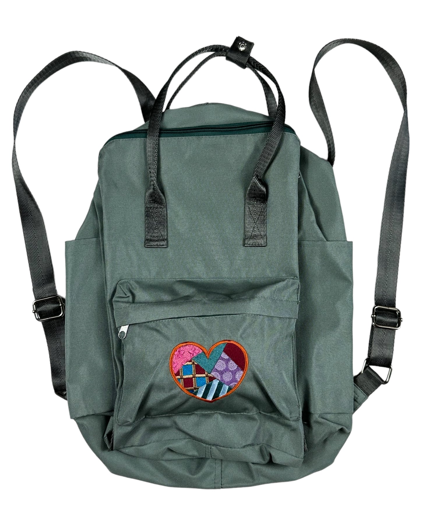 Patchwork Heart Design backpack