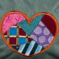 Patchwork Heart Design backpack