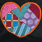 Patchwork Heart Design backpack
