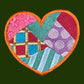 Patchwork Heart Design backpack