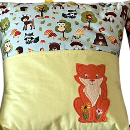Handcrafted Reading Pillows - Animal Appliques