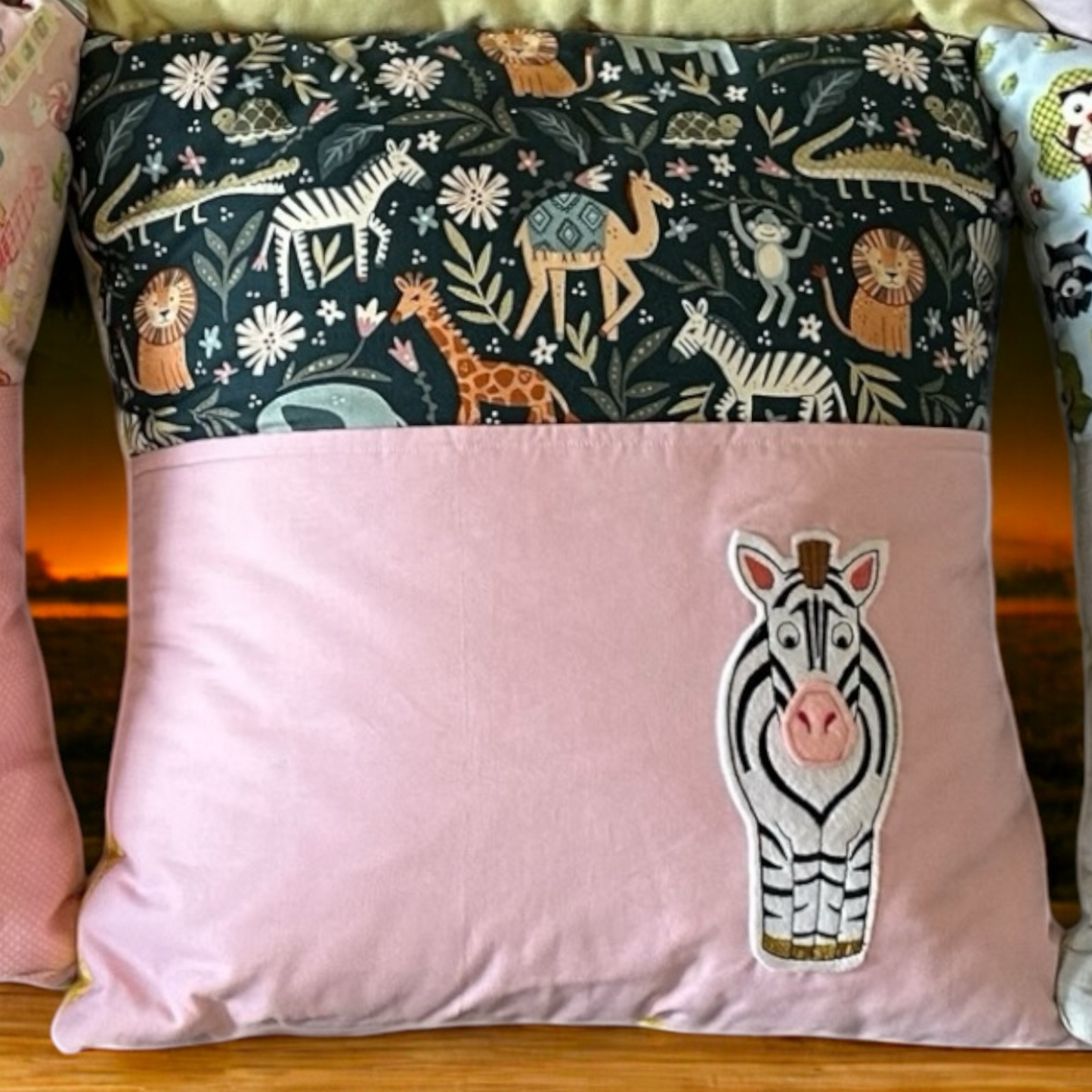 Handcrafted Reading Pillows - Animal Appliques