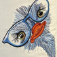 Hand Reading Pillow - Eye Glass Wearing Ostriches
