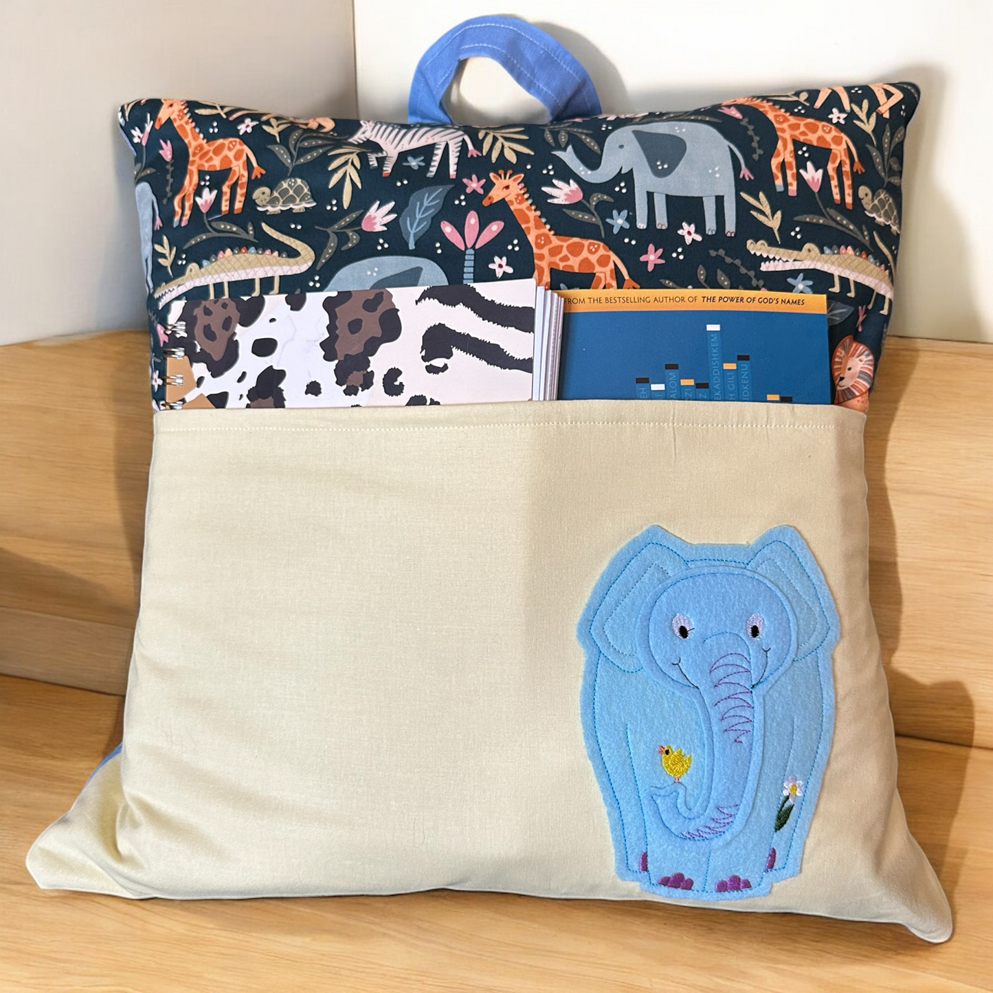 Handcrafted Reading Pillows - Animal Appliques
