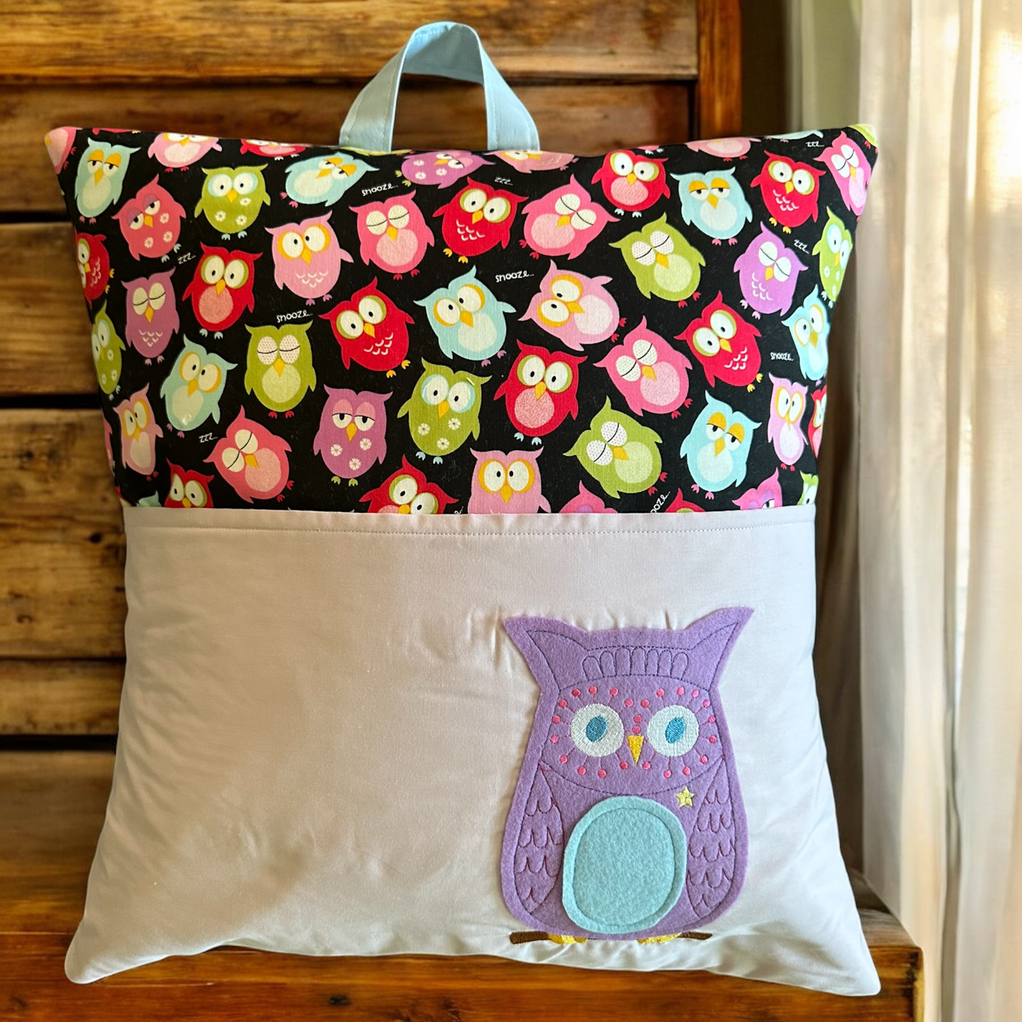 Handcrafted Reading Pillows - Animal Appliques