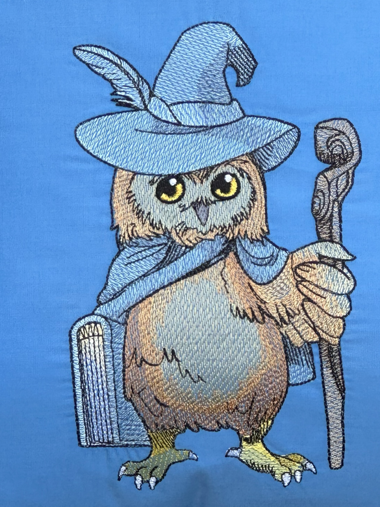 Handcrafted Reading Pillow - Wizardly Owl