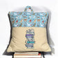 Handcrafted Reading Pillow - Cat Lounging on Stack of Books