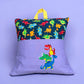 Handcrafted Reading Pillow - Dinosaur Stacked