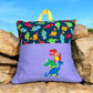 Handcrafted Reading Pillow - Dinosaur Stacked
