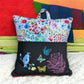 Handcrafted Reading Pillow - Bird Butterflies Floral