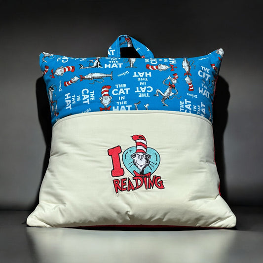 Handcrafted Reading Pillow - Cat