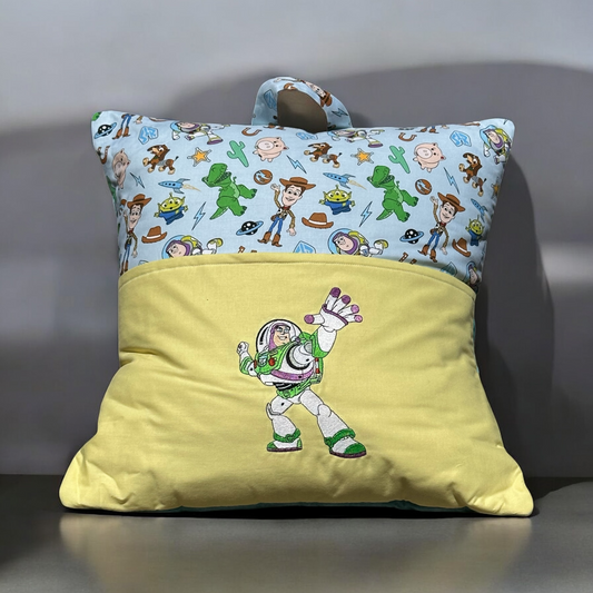 Handcrafted Reading Pillow - Spaceman