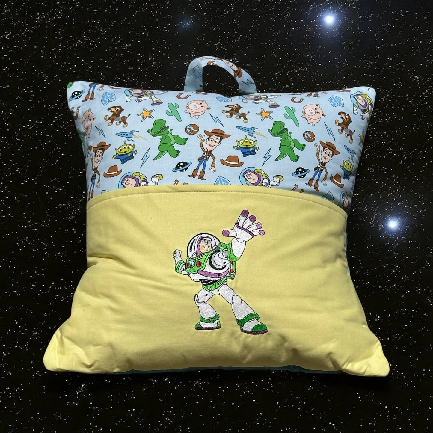 Handcrafted Reading Pillow - Spaceman