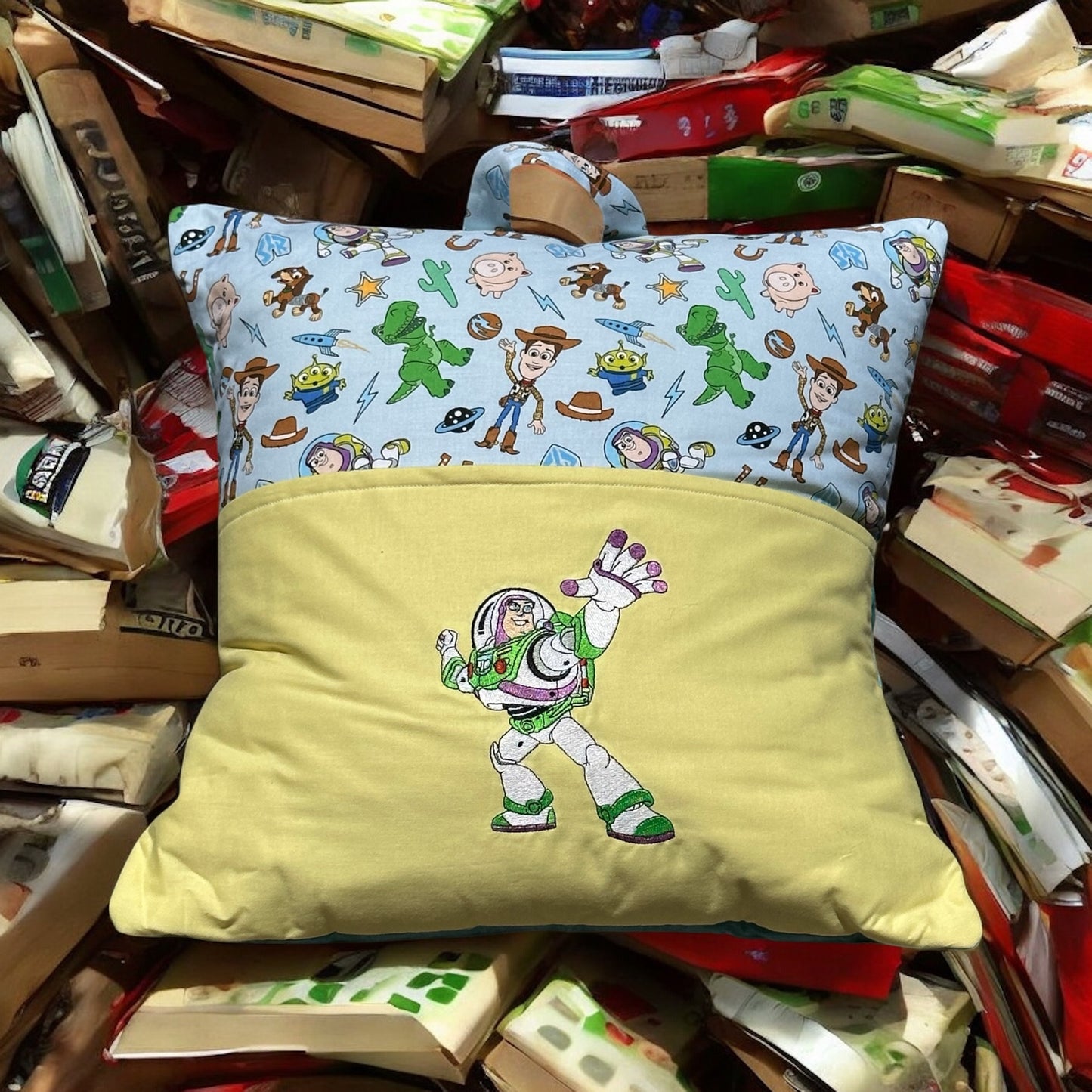 Handcrafted Reading Pillow - Spaceman