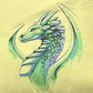 Handcrafted Reading Pillow - Fantasy Dragon