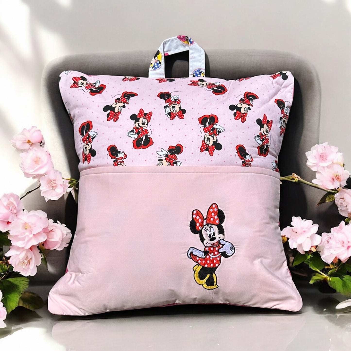 Handcrafted Reading Pillow - Dressed Mouse
