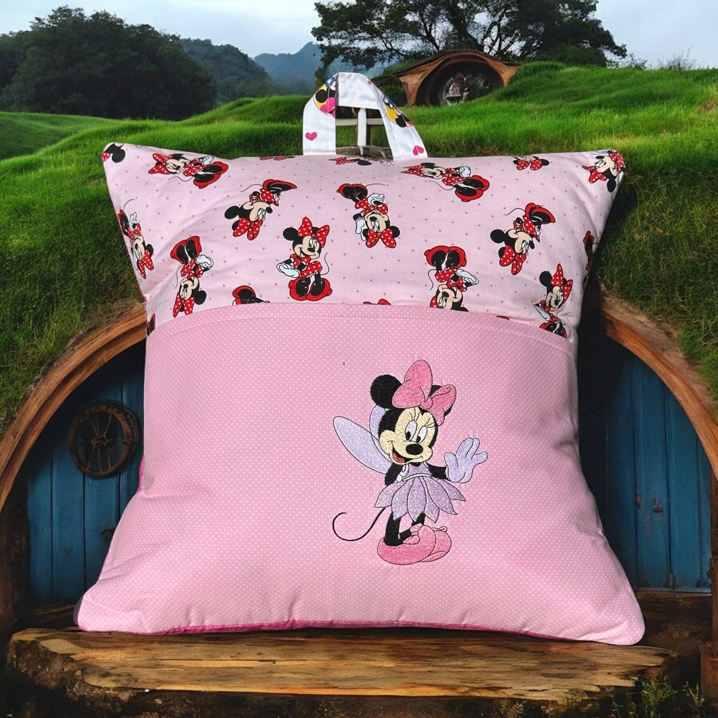 Handcrafted Reading Pillow - Fairy Mouse