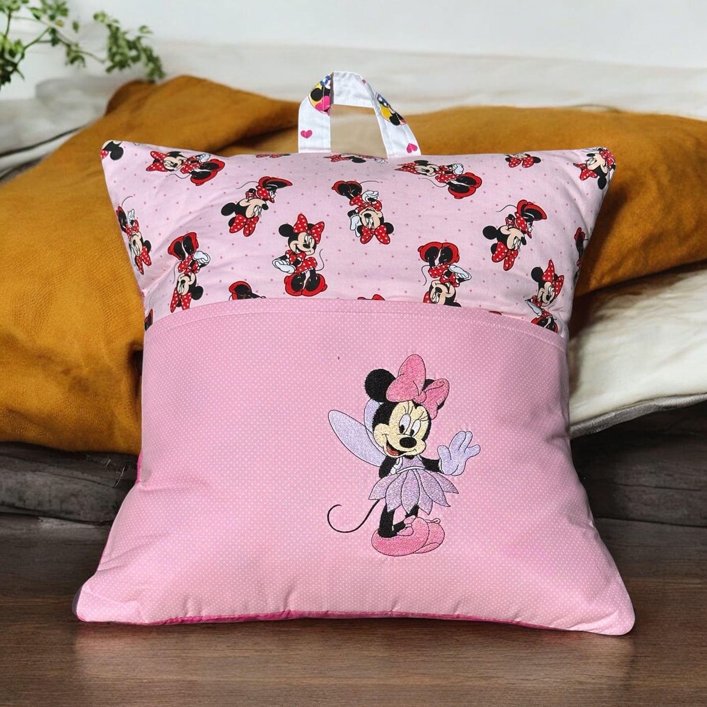 Handcrafted Reading Pillow - Fairy Mouse
