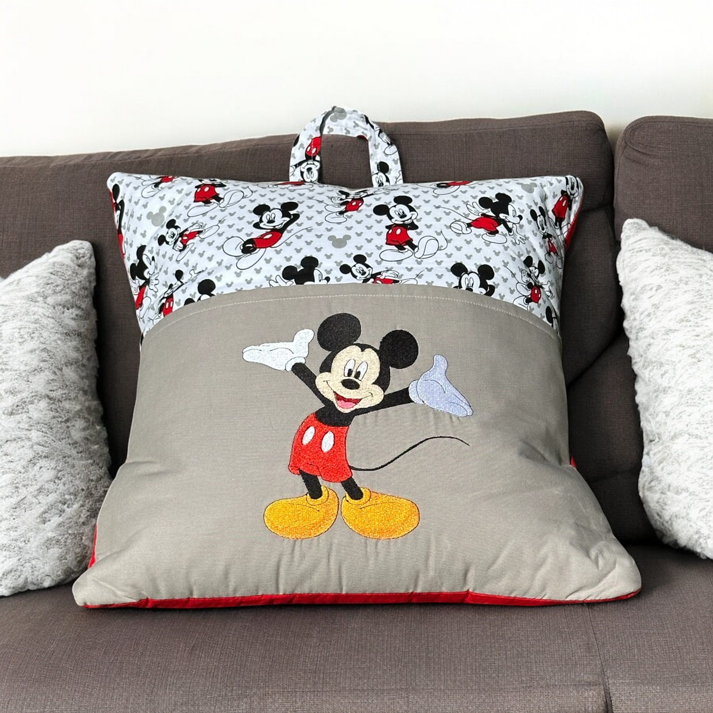 Handcrafted Reading Pillow - Mouse