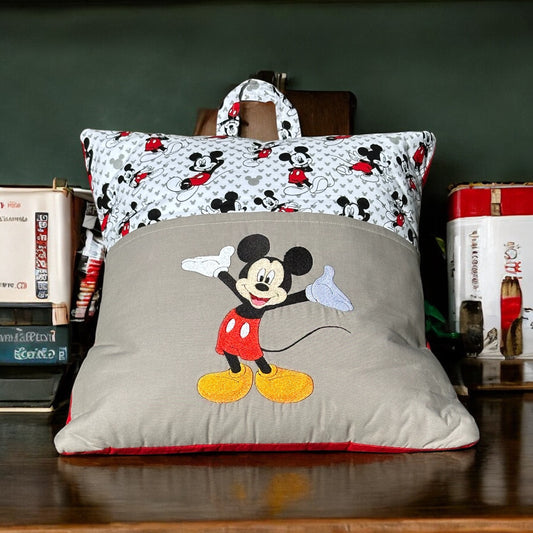 Handcrafted Reading Pillow - Mouse