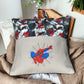Handcrafted Read Pillow - Man Spinning Web