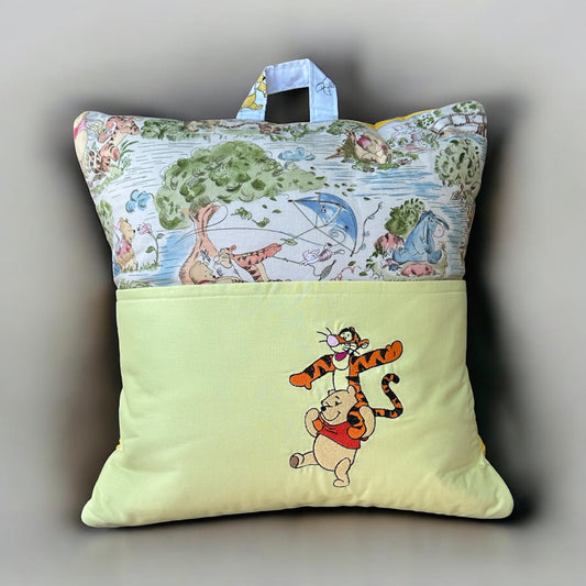 Handcrafted Reading Pillow - Bear and Tiger