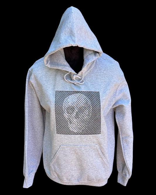 Emerging Illusion Skull Hoodie