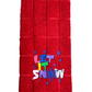 "Let It Snow" dishcloth