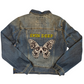 Denim Jacket - Butterfly Skull - Skin Deep