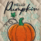 "Hello Pumpkin" potholder