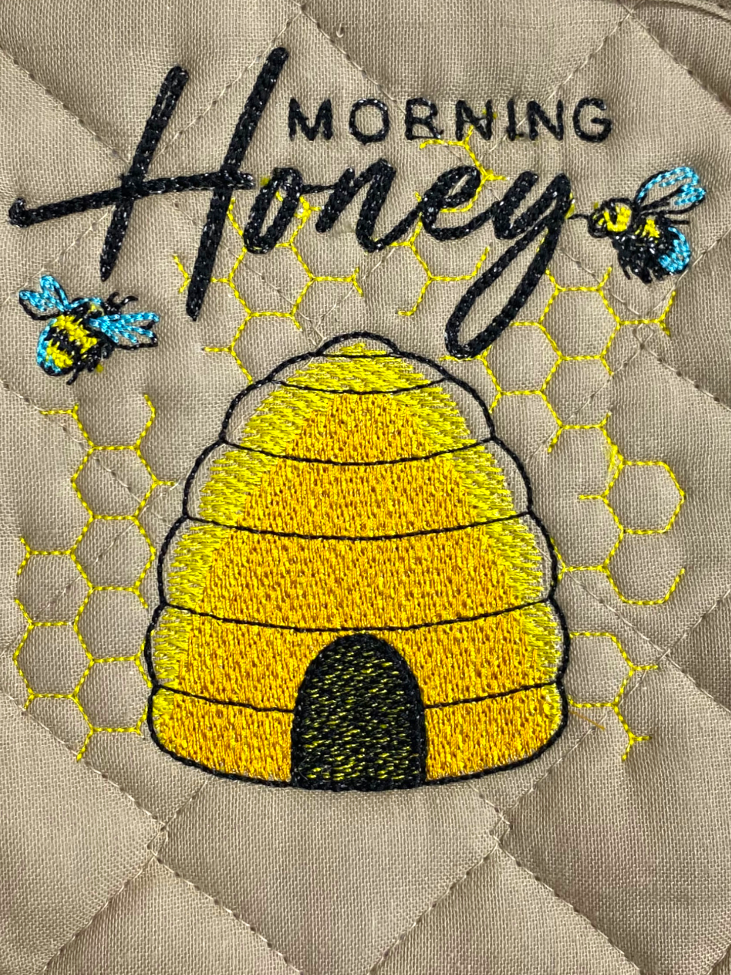 "Morning Honey" potholder